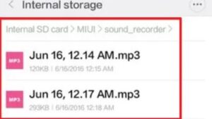 Android Ses Kaydedici Dosyaları Nerede