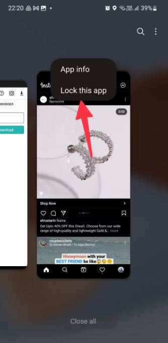 Arka Planda Uygulama Kilitleme