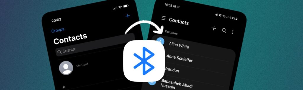 Bluetooth İle Rehber Aktarma