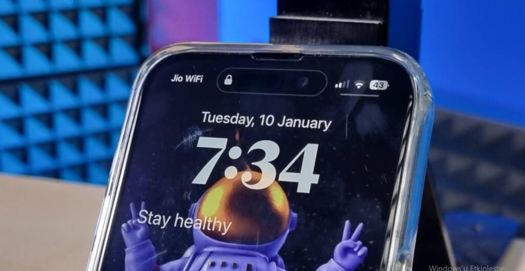 Kilit Ekranına Yazı Yazma