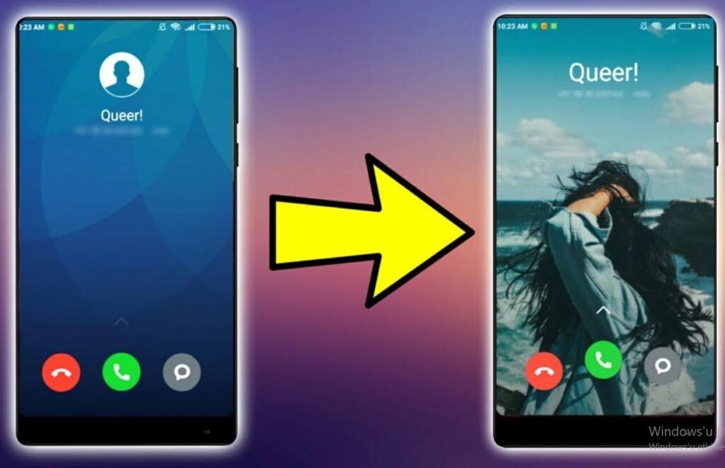 Samsung Arama Arka Planı Değiştirme
